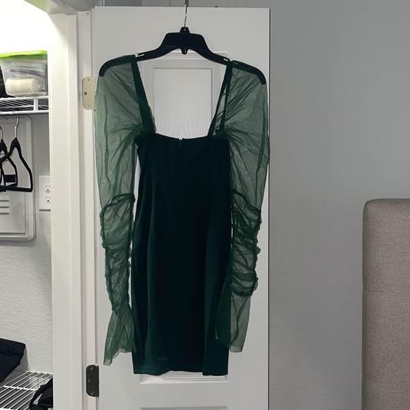 Green puffer sleeve - Picture 2 of 3